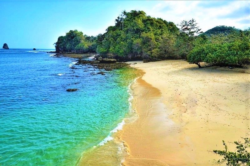 Pantai Unik di Jawa Timur Pantai Tiga Warna Indonesia 
