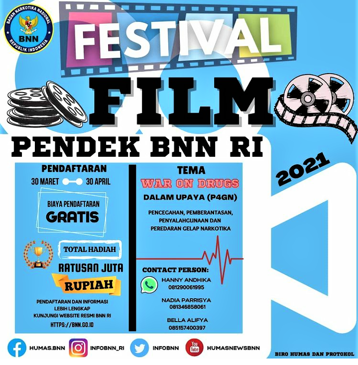 Festival Film Pendek BNN RI 2021, Yuuuk daftar!!